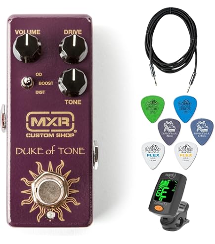 Amazon.com: MXR CSP039 Duke of Tone Overdrive Guitar Effects Pedal
